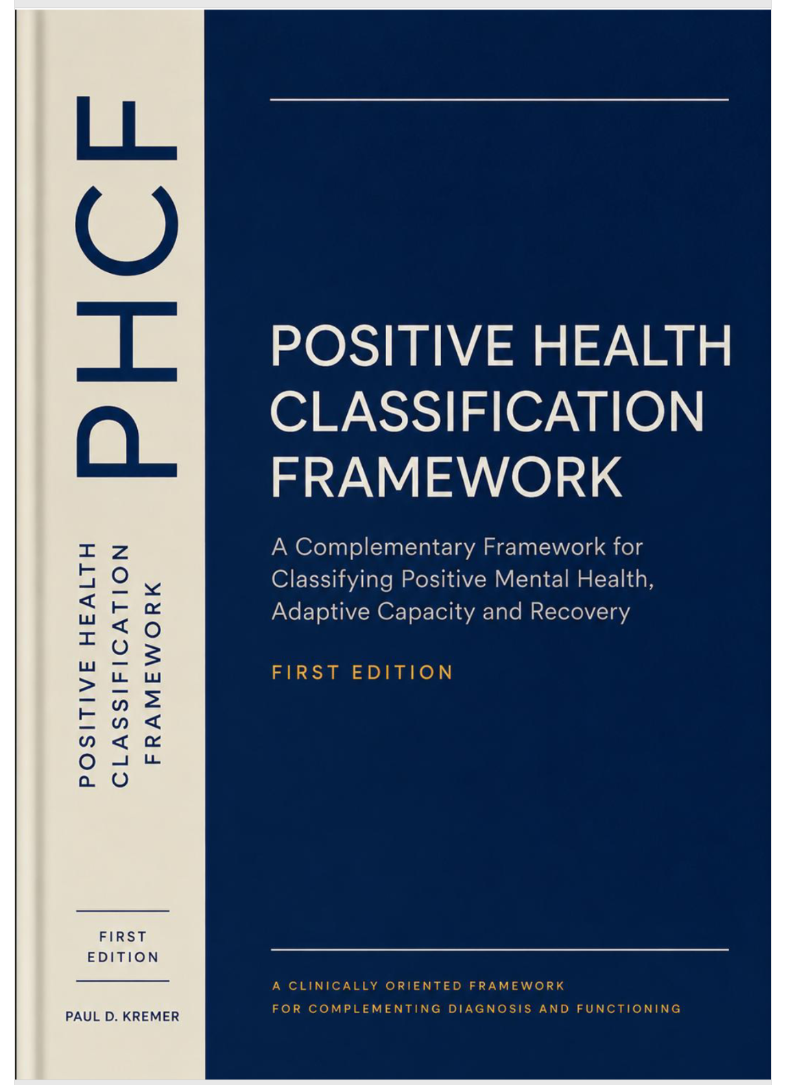 Positive Health Classification Framework First Edition cover